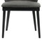 Armen Living Juno Charcoal Fabric and Black Wood Dining Side Chairs, PK2 LCJNSIBLCH - alternate 3
